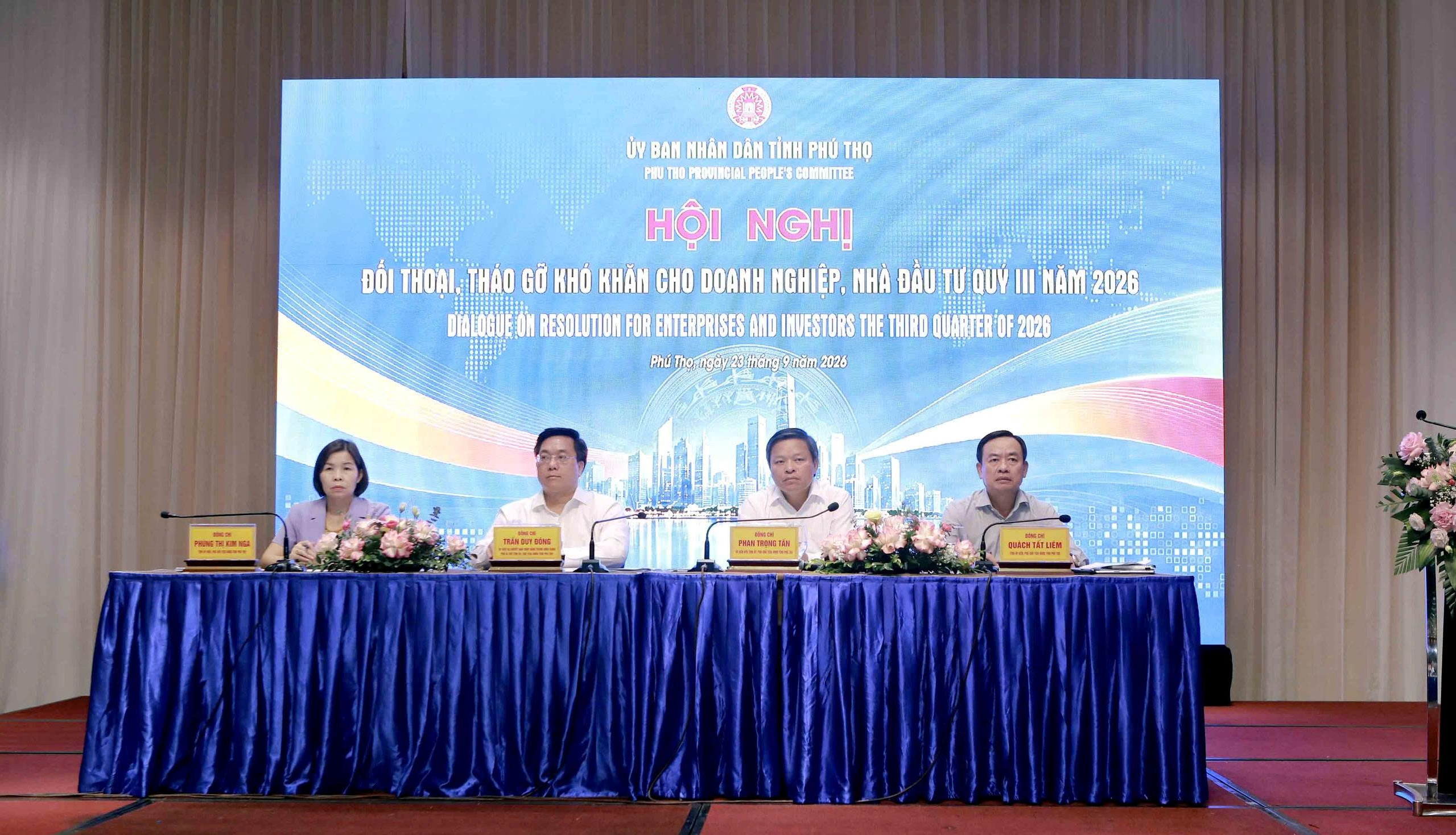 Phú Thọ Cơ quan quản lý đối thoại, đồng hành và tháo gỡ khó khăn cùng doanh nghiệp