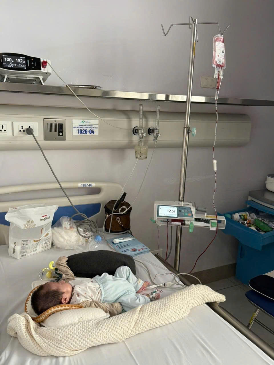 Xin chung tay giữ lại nhịp tim cho bé Vũ Nguyễn Hoàng Phúc Thiên