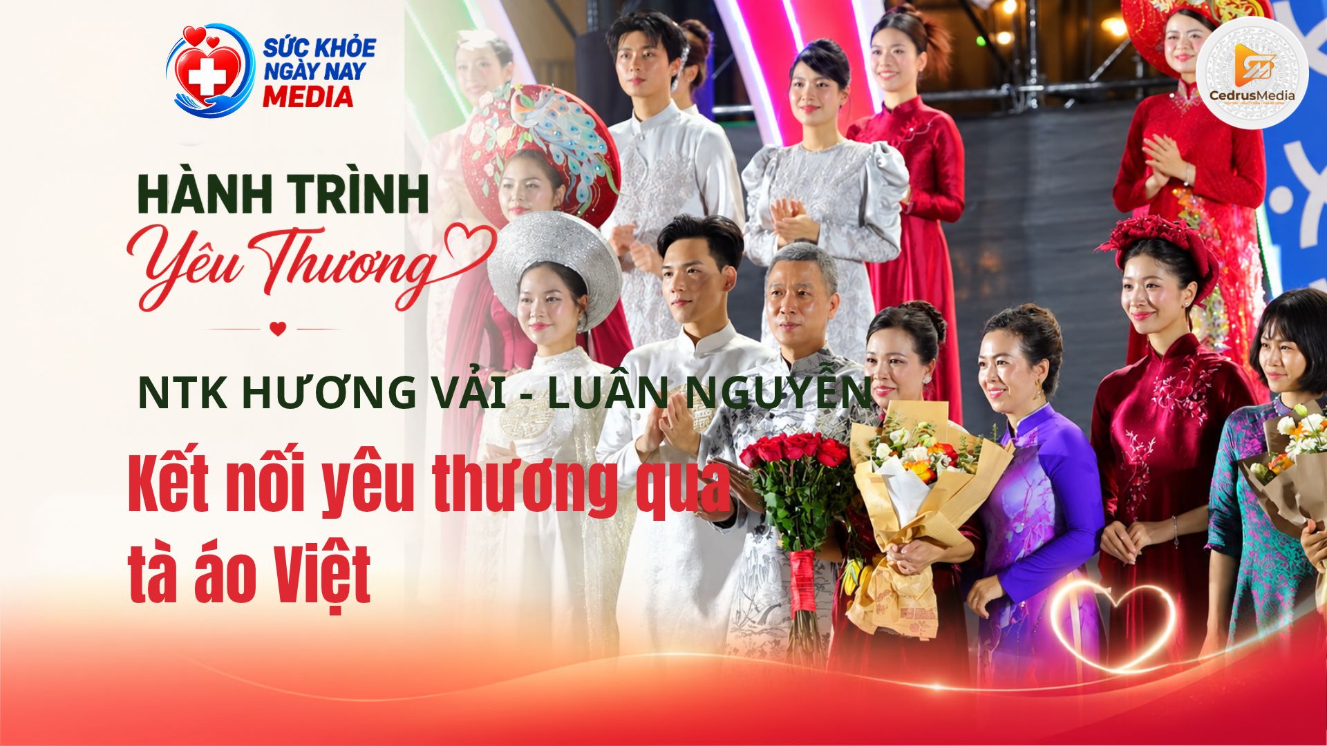 Hương Vải – Luân Nguyễn Kết nối yêu thương qua tà áo Việt