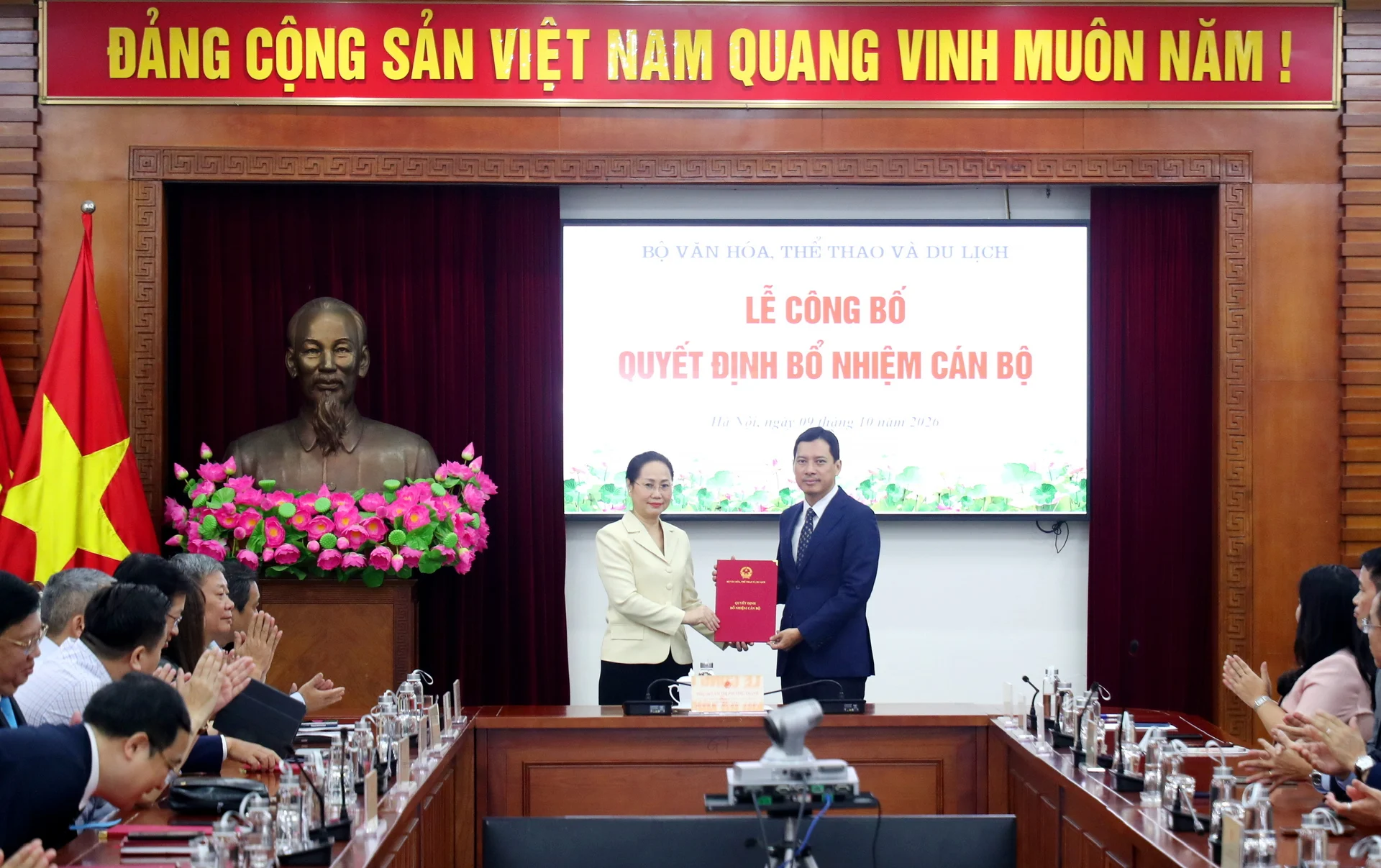 Bộ Văn hóa, Thể thao và Du lịch công bố Quyết định bổ nhiệm các Cục trưởng