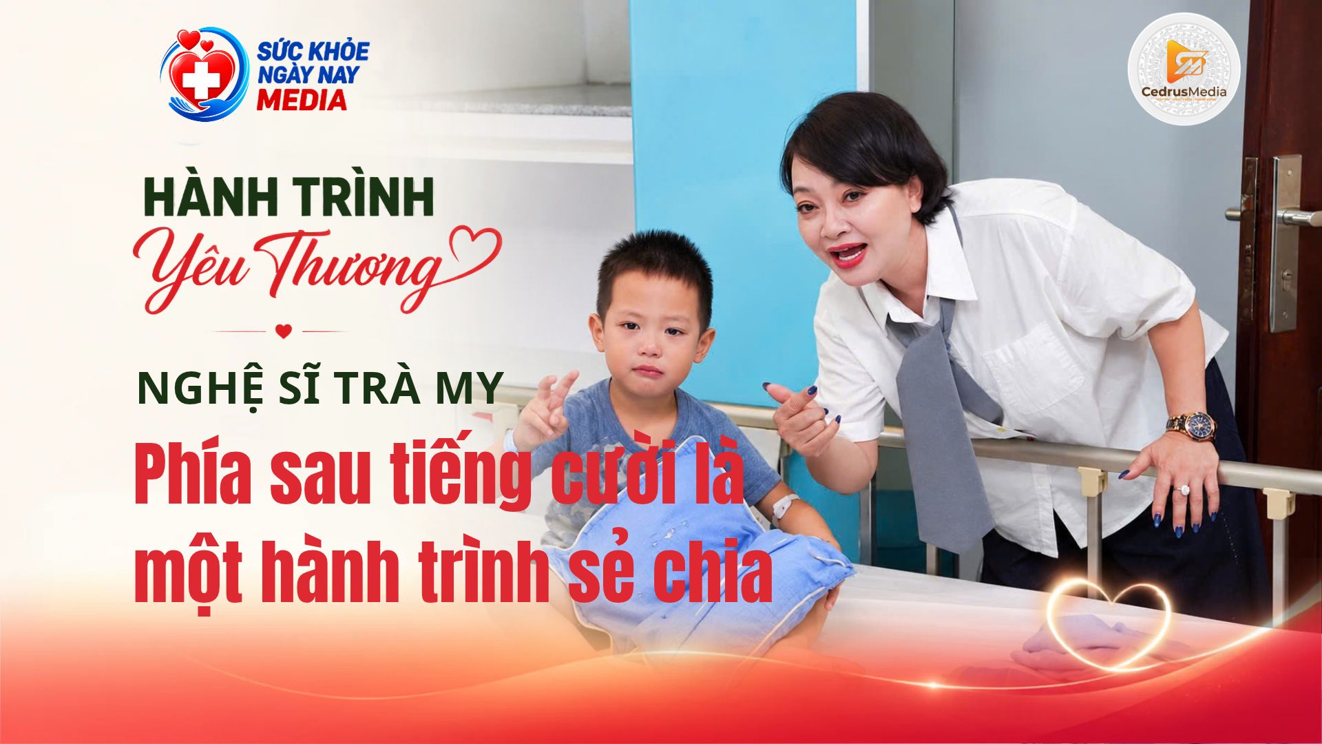 Nghệ sĩ Trà My Phía sau tiếng cười là hành trình sẻ chia yêu thương