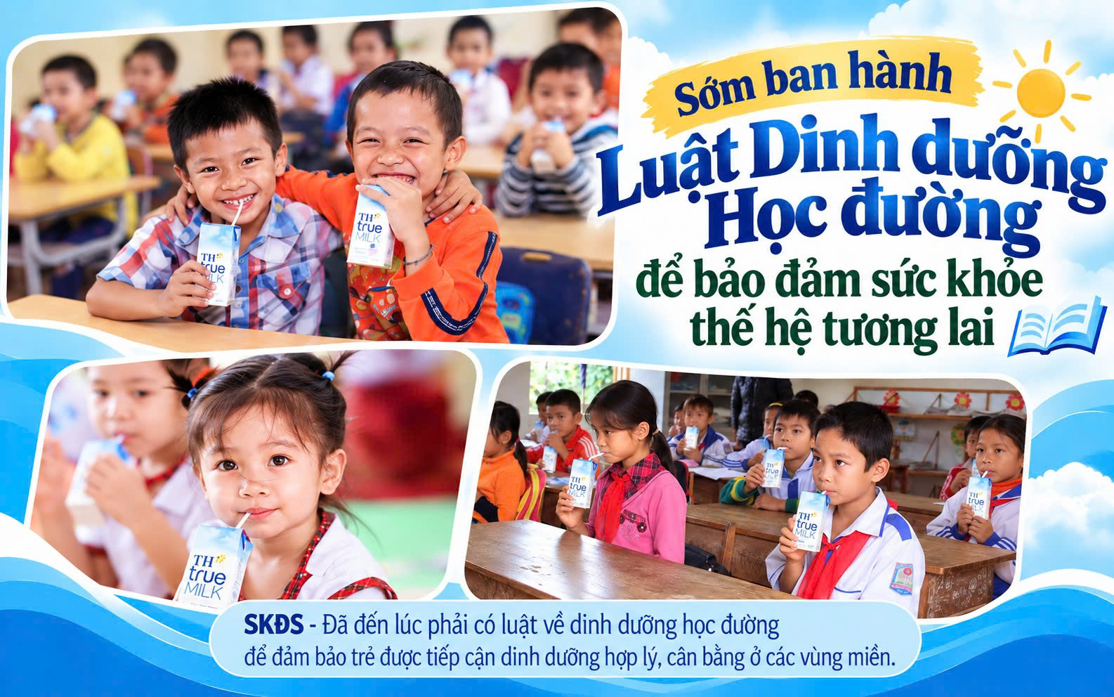 Sớm ban hành Luật Dinh dưỡng học đường để đảm bảo sức khỏe thế hệ tương lai