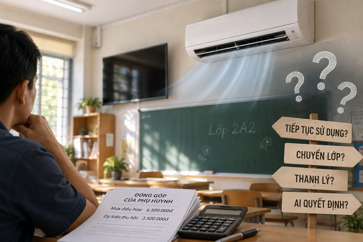 Quỹ phụ huynh trước quy định mới Điều hòa, tivi đã mua sẽ được xử lý thế nào