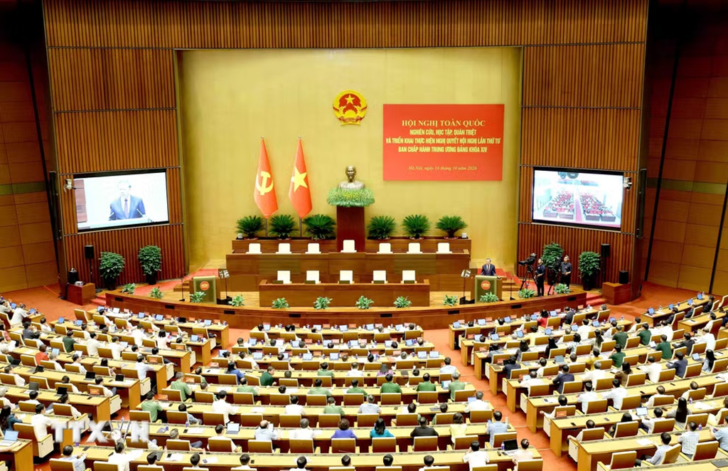 Hội nghị toàn quốc quán triệt, triển khai thực hiện Nghị quyết Hội nghị Trung ương 4 khóa XIV