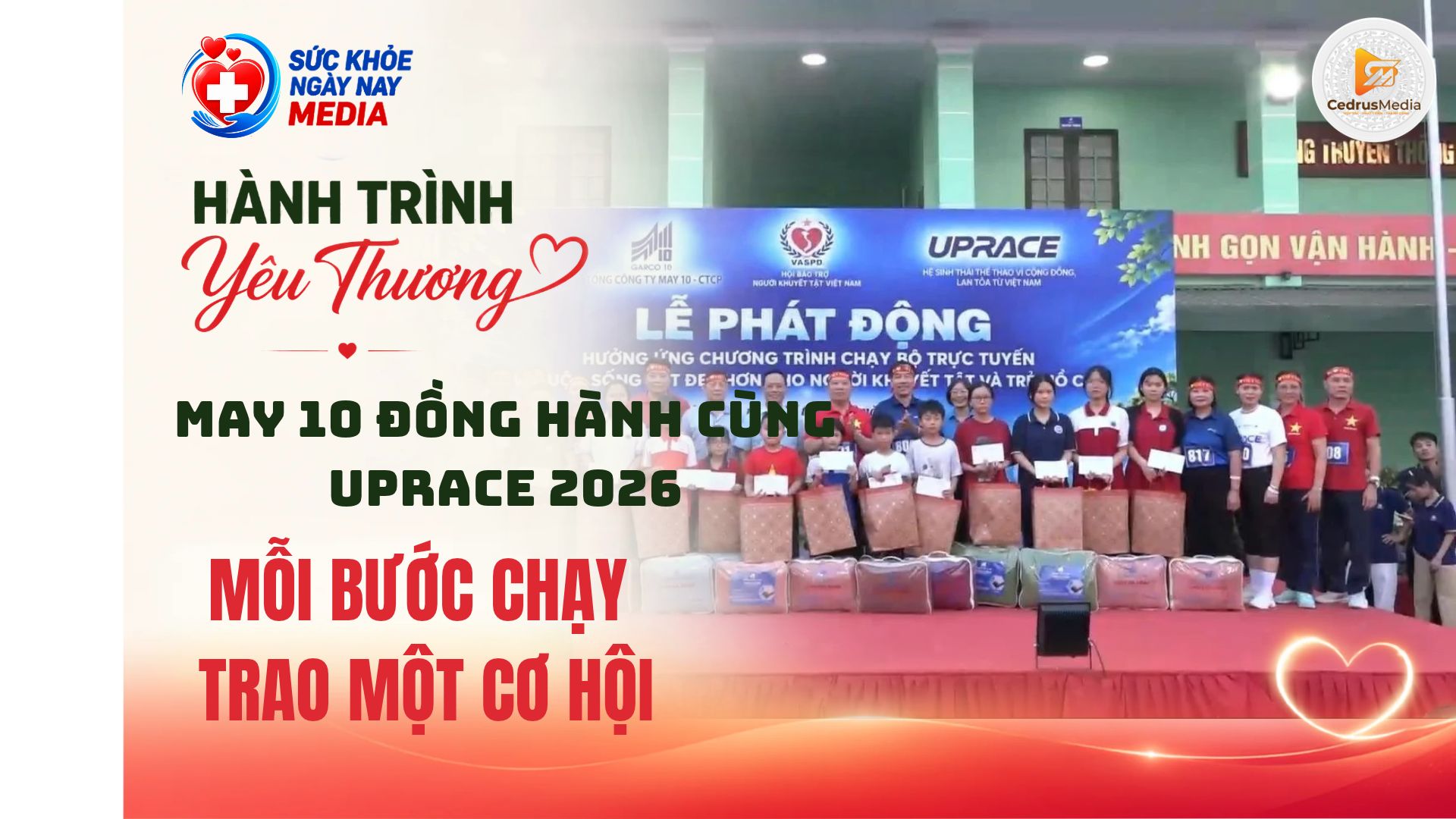 May 10 đồng hành cùng UpRace 2026 Lan tỏa yêu thương từ những bước chạy