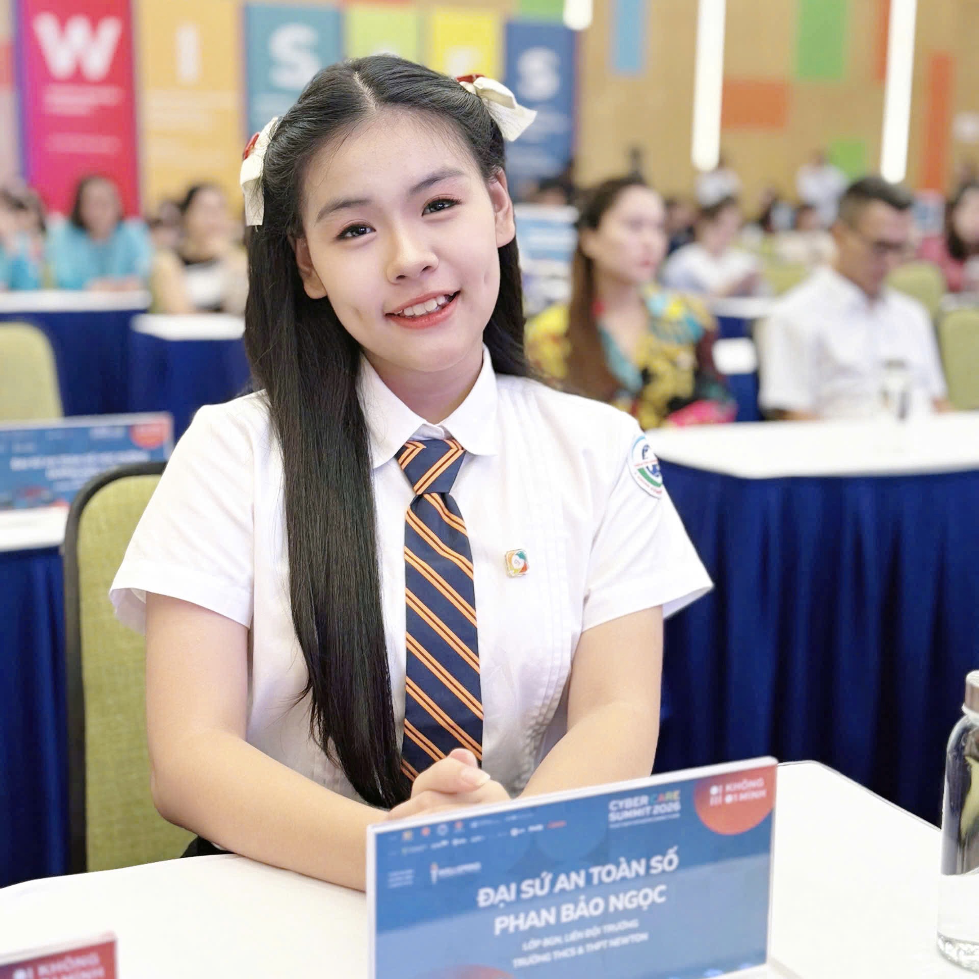 Đại biểu Quốc hội trẻ em Phan Bảo Ngọc là Đại sứ An toàn số học đường Chiến dịch “ Không Một Mình 2026