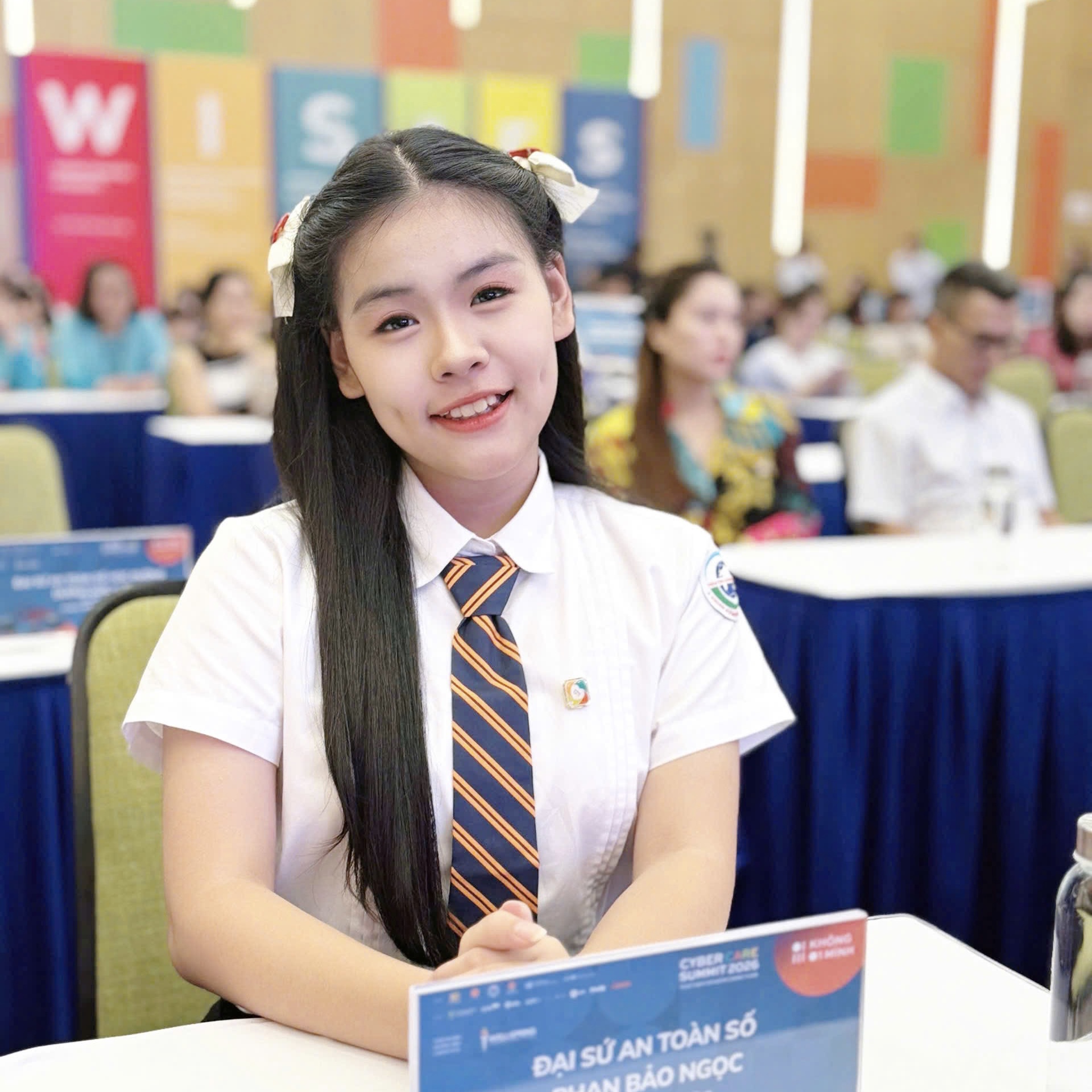 Đại biểu Quốc hội trẻ em Phan Bảo Ngọc là Đại sứ An toàn số học đường Chiến dịch “ Không Một Mình 2026