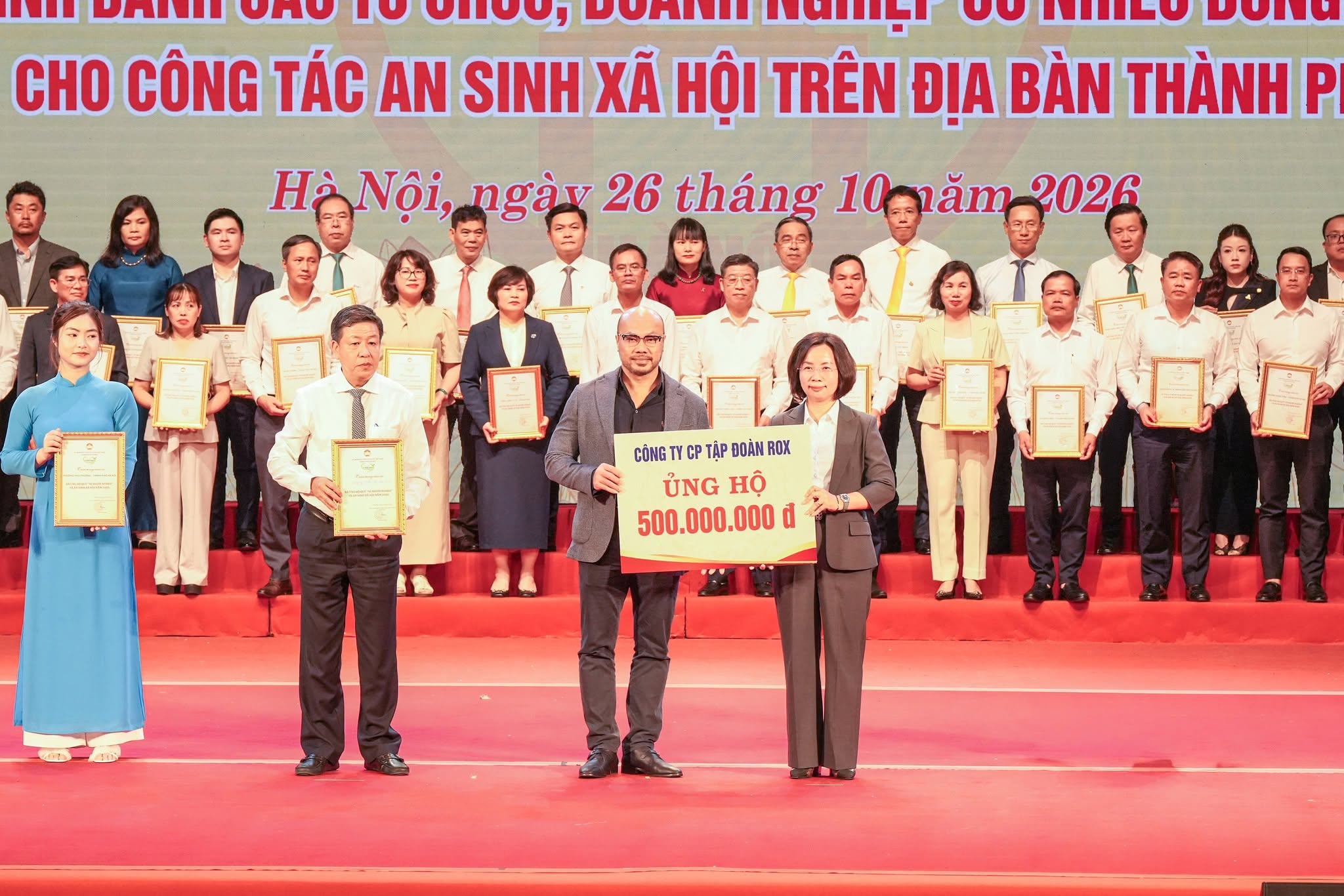 ROX Group góp sức hỗ trợ giảm nghèo và công tác an sinh tại Hà Nội
