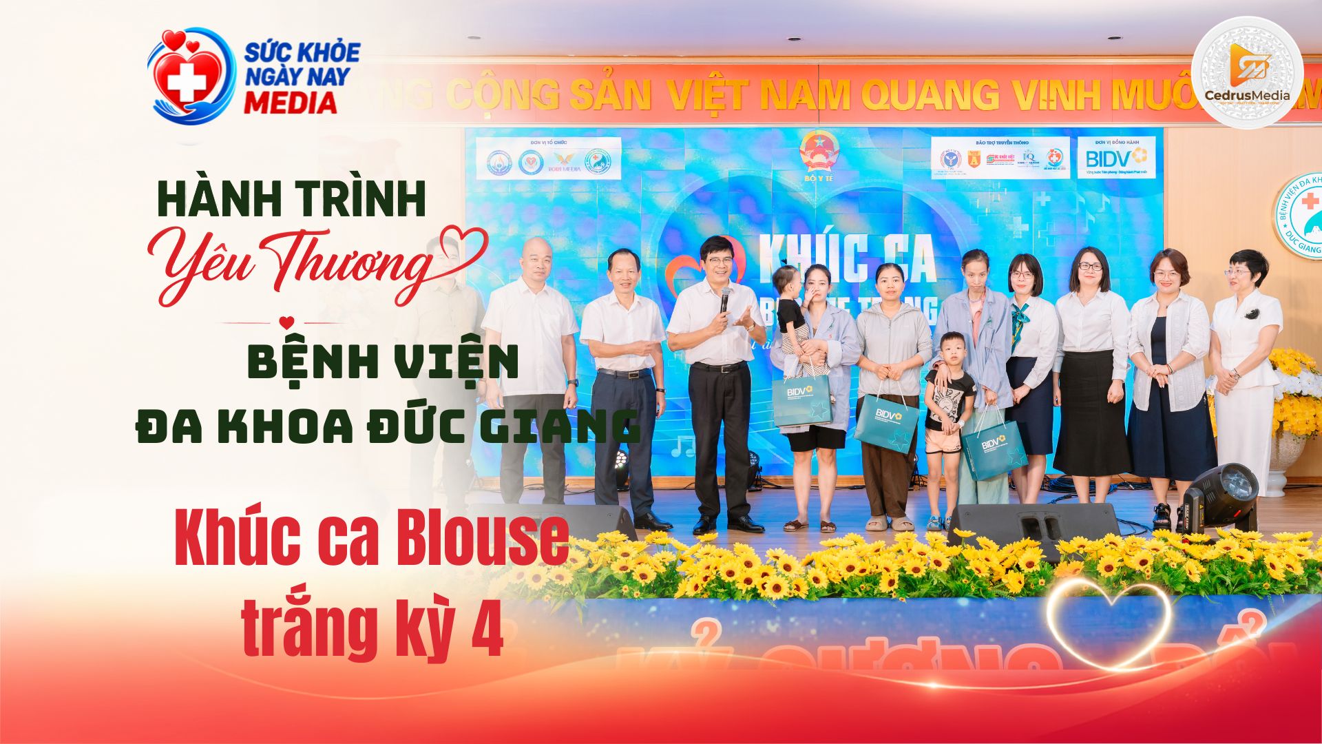 “Khúc ca Blouse trắng kỳ 4” Lan tỏa yêu thương, tiếp thêm hy vọng tại Bệnh viện Đa khoa Đức Giang