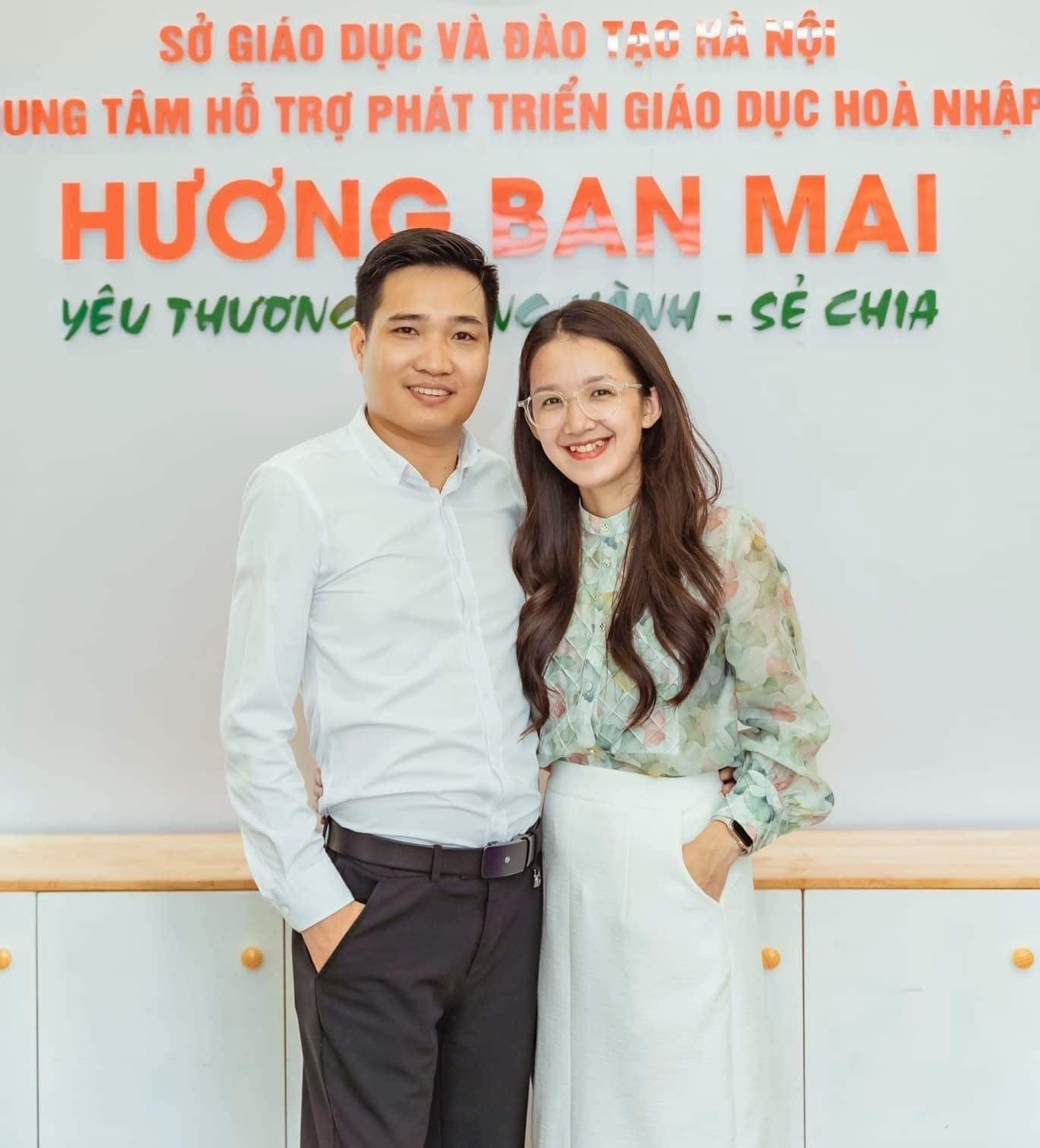 Nhân tố chính đưa đến thành công của Trung tâm – Thạc sỹ Hoàng Đức Đương và Thạc sỹ Lê Thị Hương Mai.