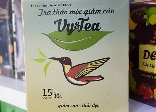 Một loại trà giảm cân bị Cục An toàn thực phẩm thu hồi.