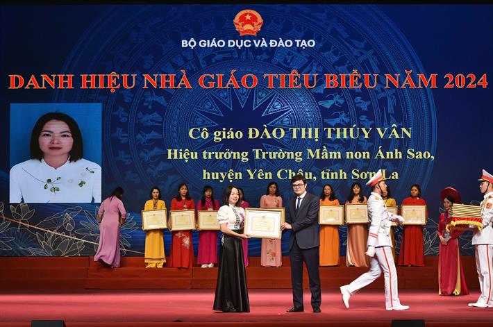 Bộ Giáo dục và Đào tạo vinh danh Nhà giáo tiêu biểu năm 2024.