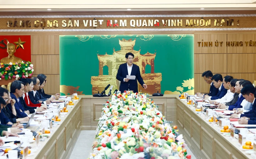 State President chairs conference approving draft report on inspection conclusion in Hung Yen