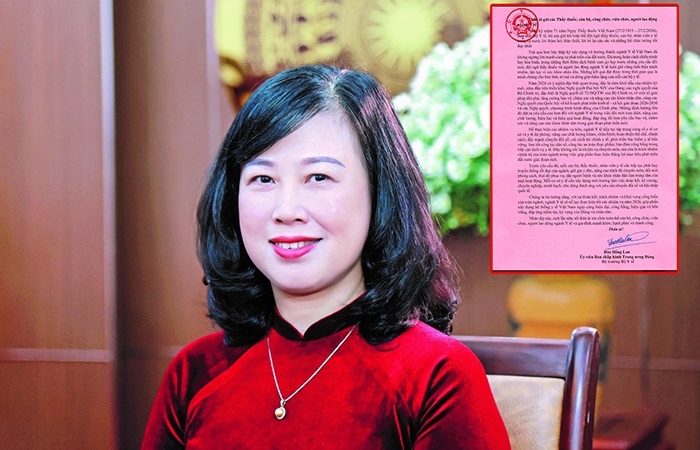 Minister of Health Dao Hong Lan sends a congratulatory letter on Vietnamese Doctors Day
